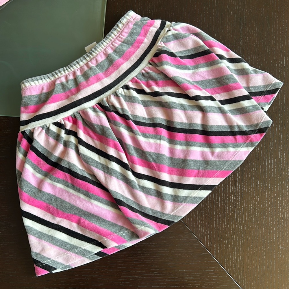 Gymboree striped velour skirt size 9